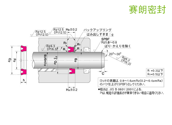 NOK-IUH型活塞桿密封_NOK密封件