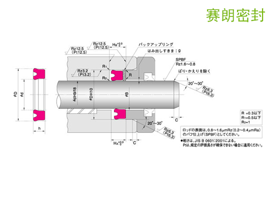 NOK-UPI型活塞/活塞桿密封_NOK密封件